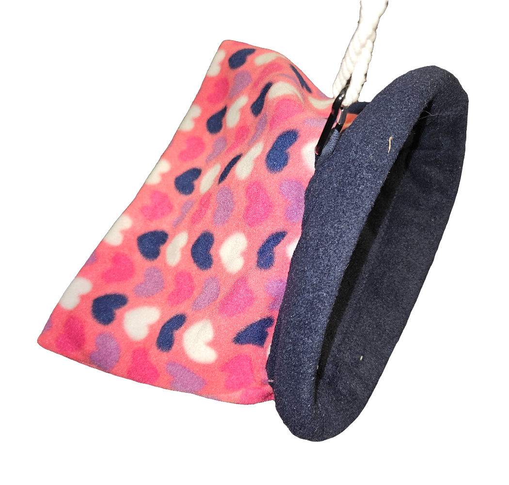 Cuddle Sack - Fleece (Hearts Multi)