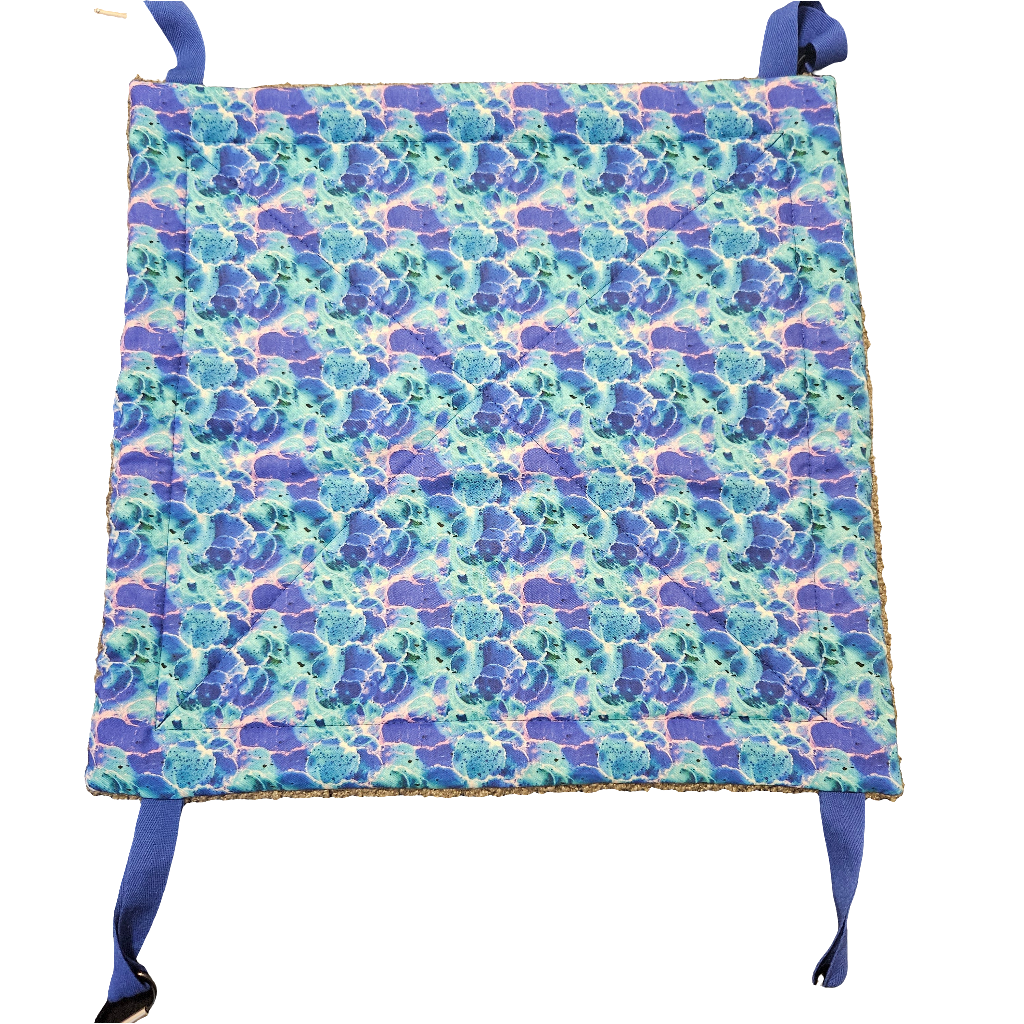 Square Hammock Cotton (Blue Blotch)