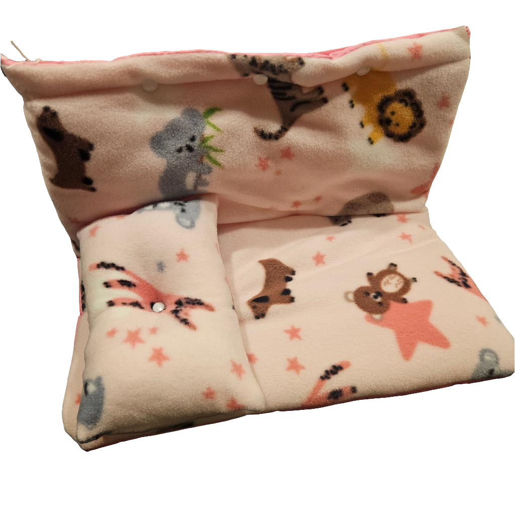 Day Bed Cover + Pillow Fleece (Animals)