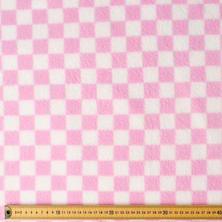 Pink Chequered - Fleece