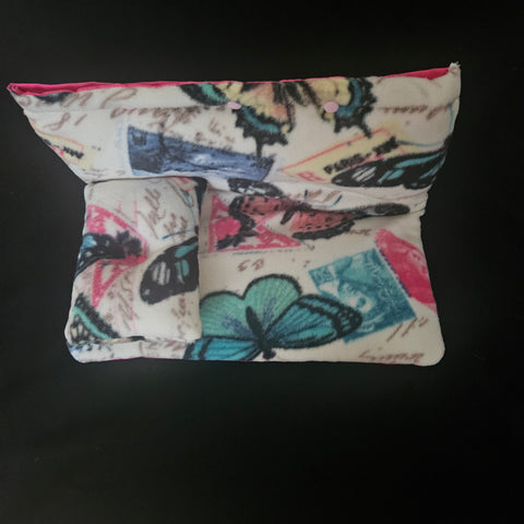 Day Bed Cover + Pillow Fleece (Butterfly Stamp)