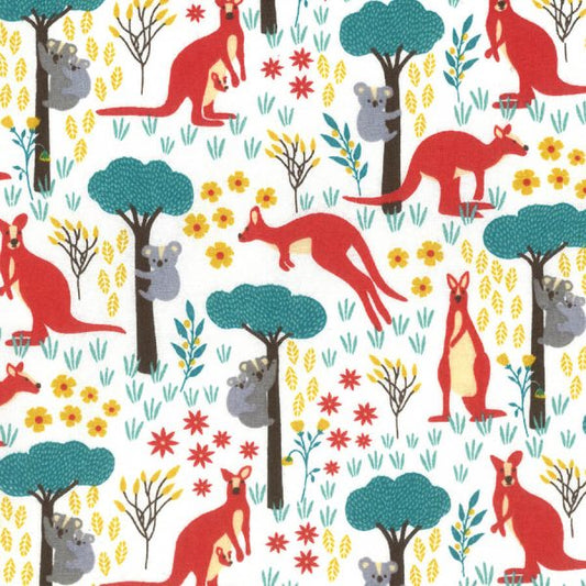 Cotton - Kangaroos & Koalas